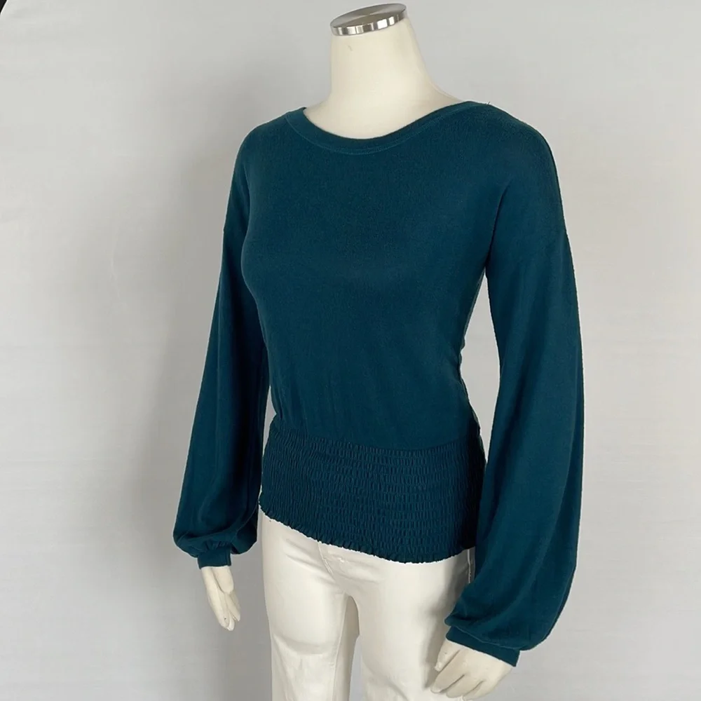 NWT Abercrombie and Fitch Teal Top X Small - Picture 6 of 10